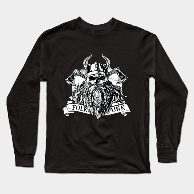 Wikinger Folk Punk Germanen Odin Valhalla Long Sleeve T-Shirt by Upswipe.de